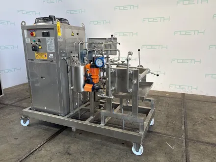 Strassburger Filter SF 300 OD 40 + chiller/mixing vessel - Filterpress Filterpressen – RESALE