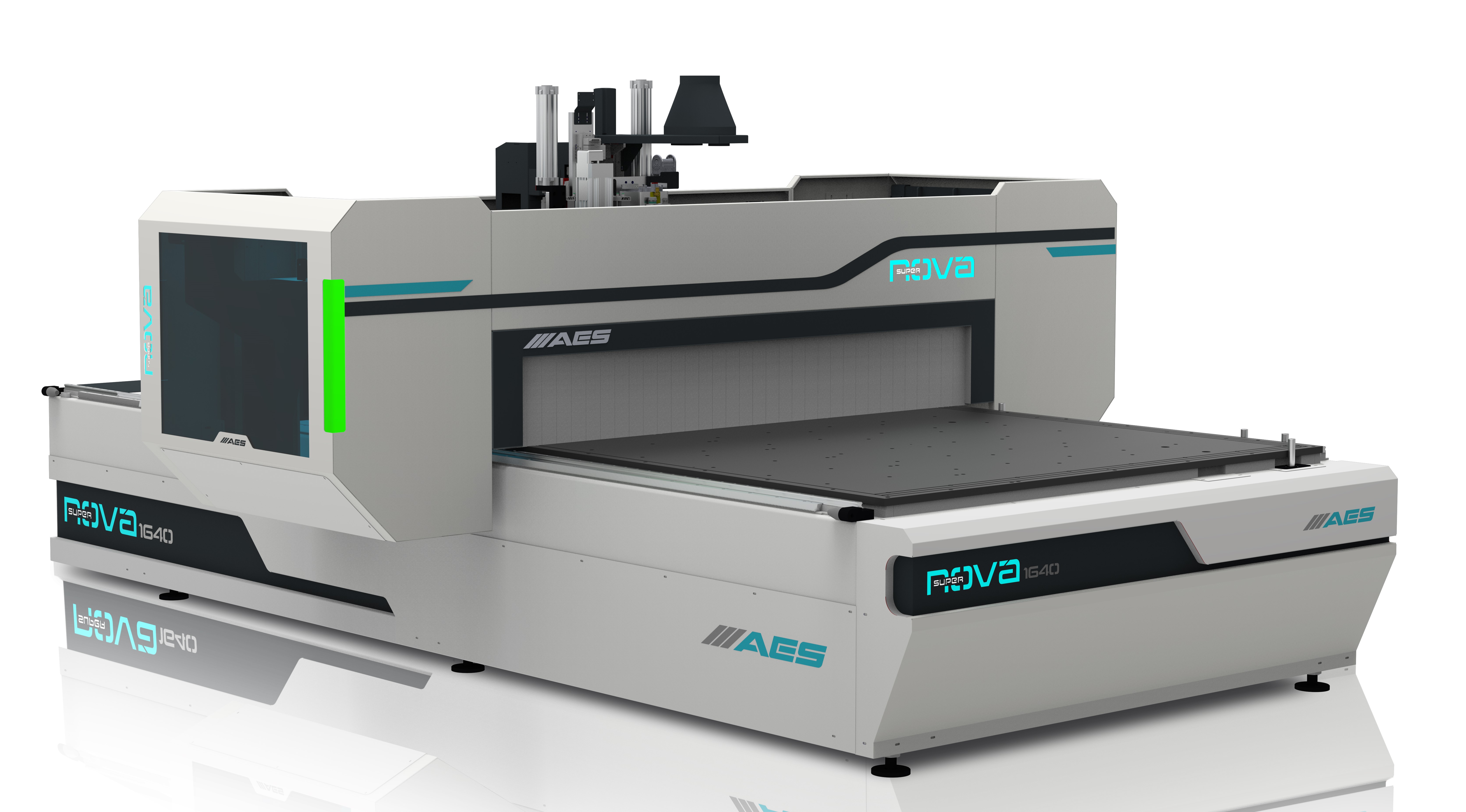 Aes Group Super Nova Line 2132 Nesting Linie cnc Bearbeitungsmaschine mit Be- und – RESALE
