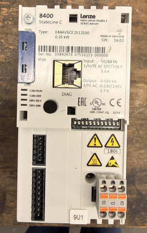 Lenze E84AVSCE2512SX0 Elektronik – RESALE