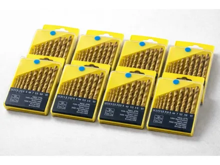 Set von 8 kompletten Sätzen neuer Bohrer – Verschiedene Durchmesser – RESALE