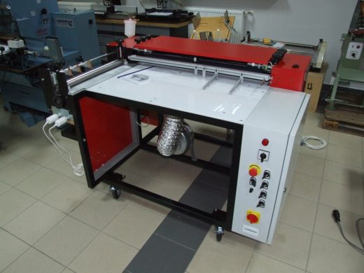 Hard cover making table -Casemaker- Klebebinder