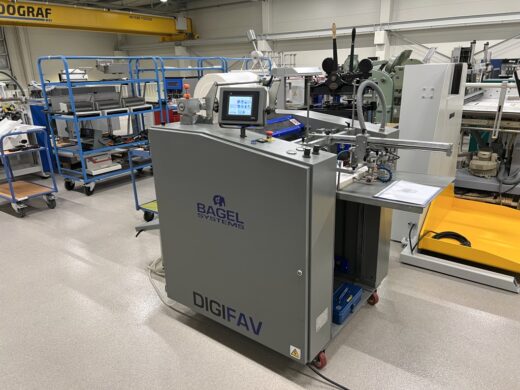 Laminator Bagel Digifav 520 B2 automatic laminatin Kaschiermaschinen