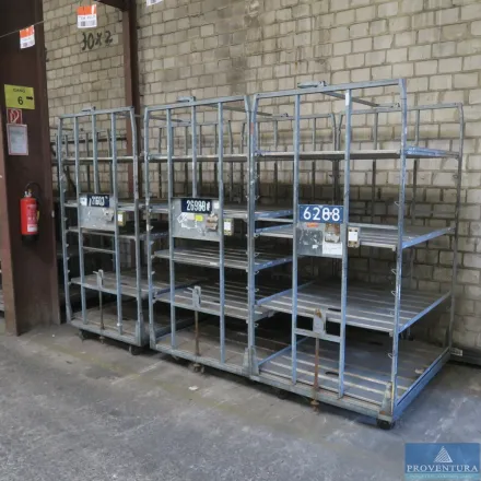 Transportwagen Stahl/Holz verzinkt für Kleinteile – RESALE