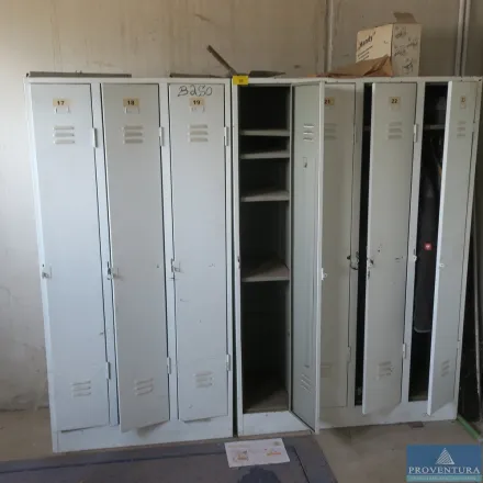 Umkleidespinde Metall grau – RESALE