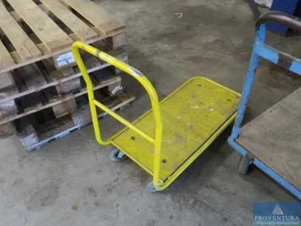 Plattformwagen Stahl/Holz mit Schiebebügel ca. 60 – RESALE
