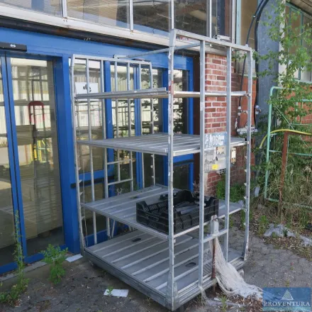 Transportwagen Stahl/Holz verzinkt für Kleinteile – RESALE