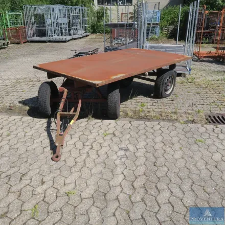Plattformwagen Stahl mit Deichsel ca. 100 x 260 cm – RESALE