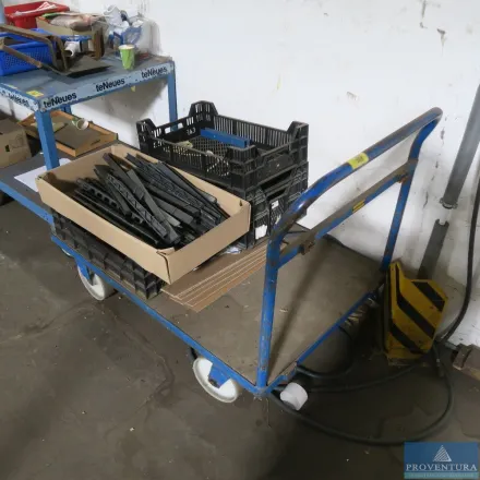 Plattformwagen Stahl/Holz mit Schiebebügel ca. 100 – RESALE