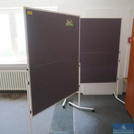 Büro Pinnwände grau rollbar 2 Stück – RESALE