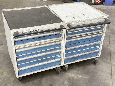 2 mobile Werkstattwagen mit Inhalt – RESALE