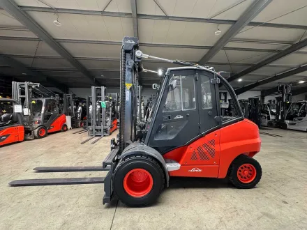 2008 Linde H50D 5.000kg 3.+4.Ventil Gabelversteller 187cm Dieselstapler Gabelstapler 13.099 Stunden – RESALE
