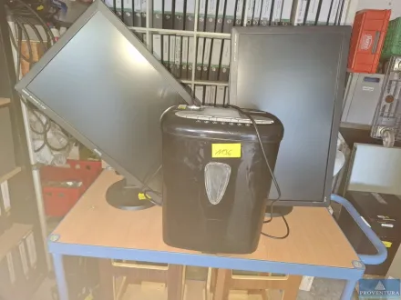 Monitore BENQ BL2405 2 Stück  Aktenvernichter ATIV – RESALE
