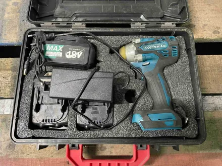 Akku Schlagschrauber 3x Akku 18V 6.0 Ah mit Koffer – RESALE