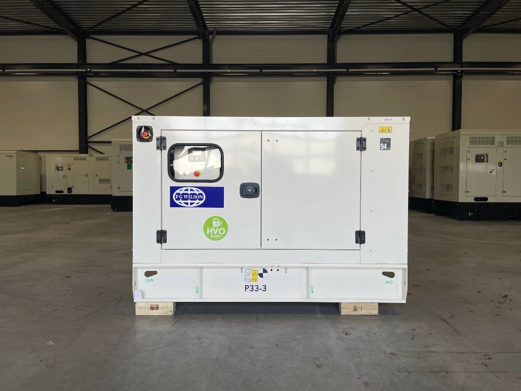 FG Wilson P33-3 - 33 kVA Genset - 125L Tank - DPX-16003-66 Diesel Stromaggregat