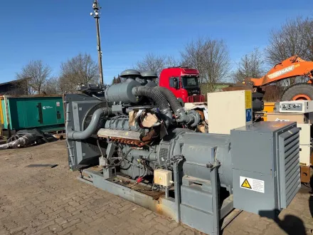 MAN 500 KVA Notstromaggregat- MAN 12 Cylinder - Emergency power generator - Stromerzeuger – RESALE
