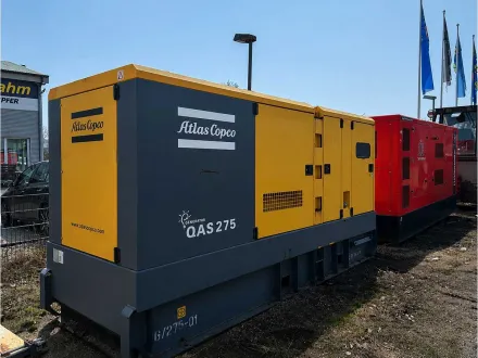Atlas Copco Volvo Penta 275 KVA Notstromaggregat 220 KW Stromerzeuger - Emergency power generator – RESALE