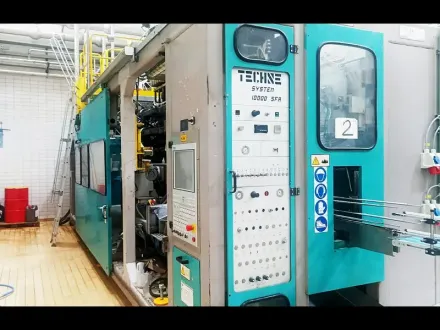 Techne 10000SFA Used HDPE Blow Molding Machine 10000 SFA up – RESALE