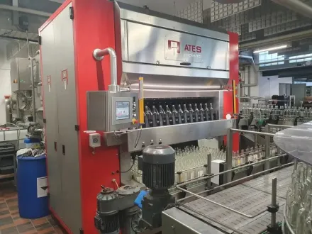 Ates Giorgia 01 – 165-14-100-92-1 Gebrauchte automatische Flaschenwaschmaschine Giorgia 6000 bph – RESALE
