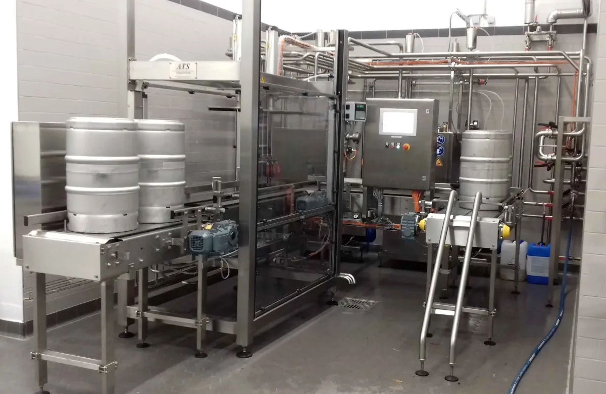 ATS Wibbing AW75 + HRF 101 KEG Abfüllanlage