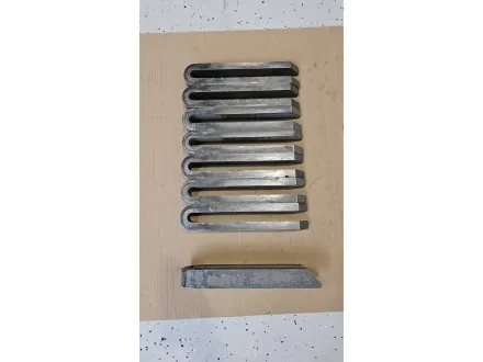 Unbekannt - Gabel-Spanneisen, 24x315 mm - Sonstige Werkzeugmaschinen (11x Stück) – RESALE