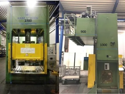 Schoen UTE FF 300/80 Presse -hydraulisch- – RESALE