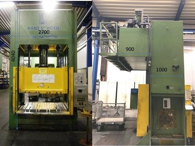 SCHOEN UTE FF 300/80 Presse -hydraulisch-