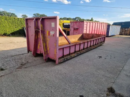 Abfallbehälter – Container mit Haken – Container 10m³ Aufbewahrungsbehälter – RESALE
