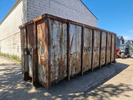 Abfallbehälter – Container mit Haken – Container 43m³ Lagerbehälter – RESALE