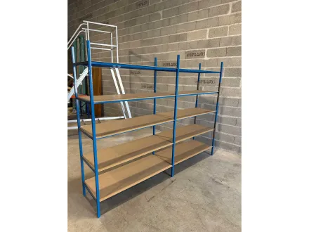 Set mit 12 Regalen 120x50 cm – bereits auseinandergebaut – RESALE