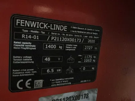 2020 Linde R14-01 Reach Lkw – RESALE