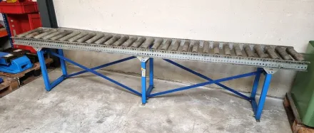 3000 mm Rollenbahnen / Anschlag-Systeme – RESALE