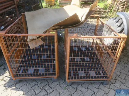 Bahn-Gitterboxen orange 2 St. – RESALE
