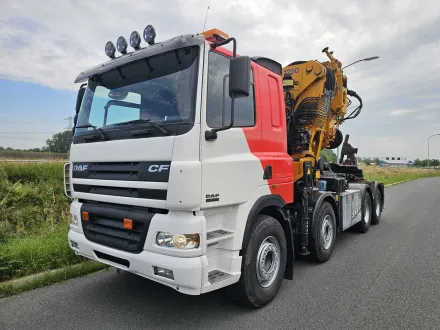 DAF - FAD 85 CF 430 8x4 Bergungswagen mit Effer 125 Tonnen Ladekran + Fly-Fock – RESALE