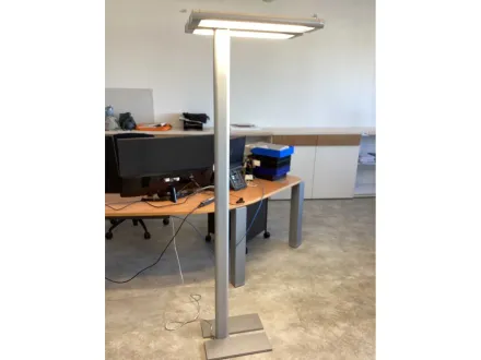 SLV Electronics Arbeitsplatzleuchte Stehlampe Büro 2 Stufen / Farbe grau – RESALE