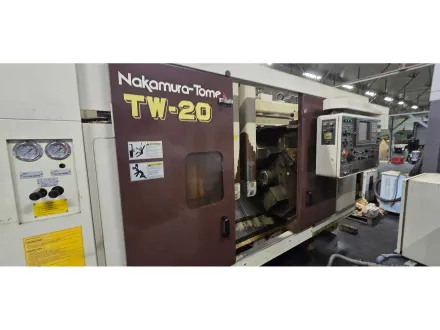 NAKAMURA TOME TW20 MM Doppelspindel-CNC-Drehbank mit motorisierten Werkzeugen – RESALE