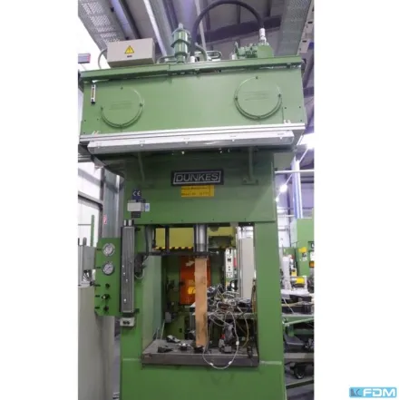 Dunkes HS 2-63 hydraulische Doppelständer (zieh) presse – RESALE