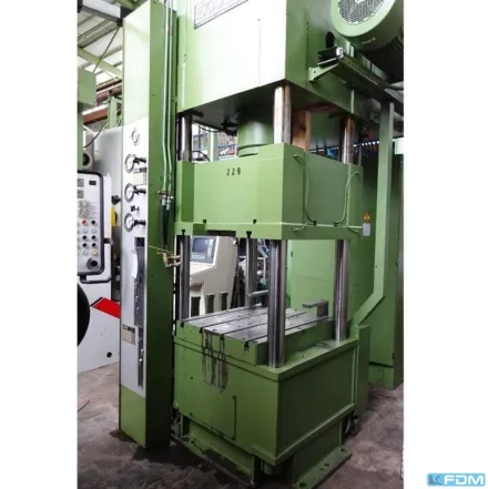 Dunkes HS 4 - 100 (UVV) hydraulische Doppelständer (zieh) presse – RESALE