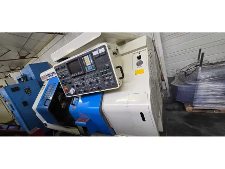 NAKAMURA TOME TW20 MM Doppelspindel-CNC-Drehbank mit motorisierten Werkzeugen und Gantry-Belastung – RESALE
