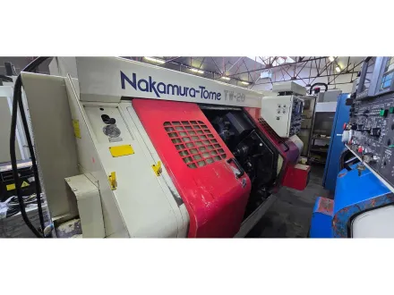 NAKAMURA TOME TW20 MM Doppelspindel-CNC-Drehbank mit motorisierten Werkzeugen – RESALE