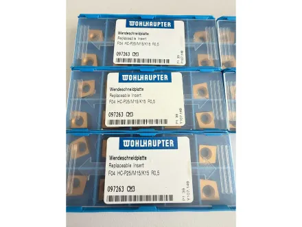 Wohlhaupter Wendeschneidplatten 097263 CM3 CNC-Bearbeitung – RESALE