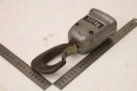 Demag 500 kg 2-strängig Kranhaken Unterflasche – RESALE