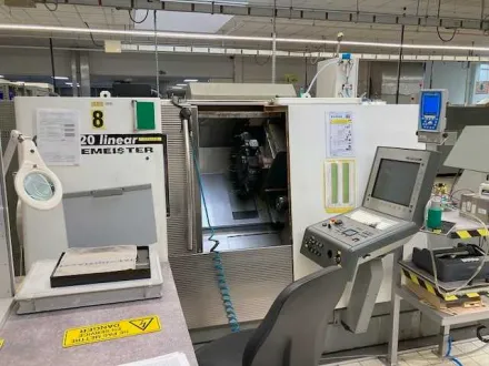 DMG GILDEMEISTER CTX 320 LINEARE CNC-Drehbank mit motorisierten Werkzeugen sowie C- und Y-Achsen – RESALE