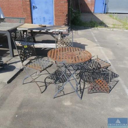 Bistro Tisch rund Metall – RESALE