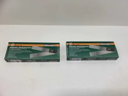 (2x) Brüder Mannesman Digital-Winkelmesser / Winkelmesser – RESALE