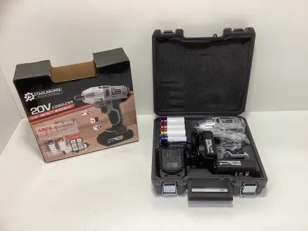 Stahlgruppe 20V Akkuschrauber-Schlagschrauber – inkl. 2x 20V Batterie + Batterieladegerät + Schlagbu – RESALE