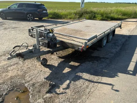 1994 J.C. Beckers Doppelachs-Anhänger – verzinkte Plattform – mit elektrischer Winde ausgestattet – RESALE