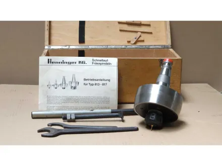 HENNINGER FRÄSSPINDEL TYP 814 Fräs- und Drehwerkzeuge – RESALE