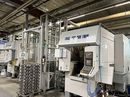 Emag VSC 200 Twin CNC Vertikal-Drehmaschine – RESALE