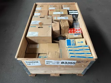 Koyo, NTN, NSK, FAG – Charge verschiedener Lager, Lagereinheiten und Lagergehäuse 280 kg – RESALE