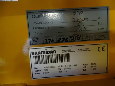 Bramidan X25 Verpackungsmaschine – RESALE